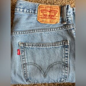 Levi's Light Blue Denim Jeans with Red Tab